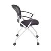 Regency Nesting Chairs, 23W22L33H, Metal, FabricSeat 2309BK